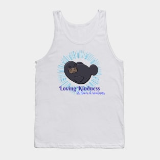 “ Loving Kindness Is Never A Weakness” Chibi Manatee Tank Top